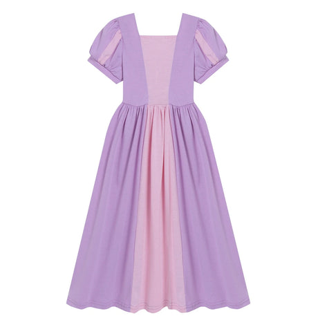 Soft Princess Dress for Girls Kids Halloween Cosplay Belle Cinderella Aurora Melinda Snow White Costume