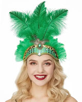 Carnival Feather Headband Mardi Gras Costume