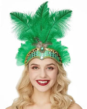 Carnival Feather Headband Mardi Gras Costume