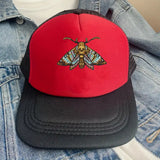 Death Moth Embroidered Patch Iron On DIY Craft