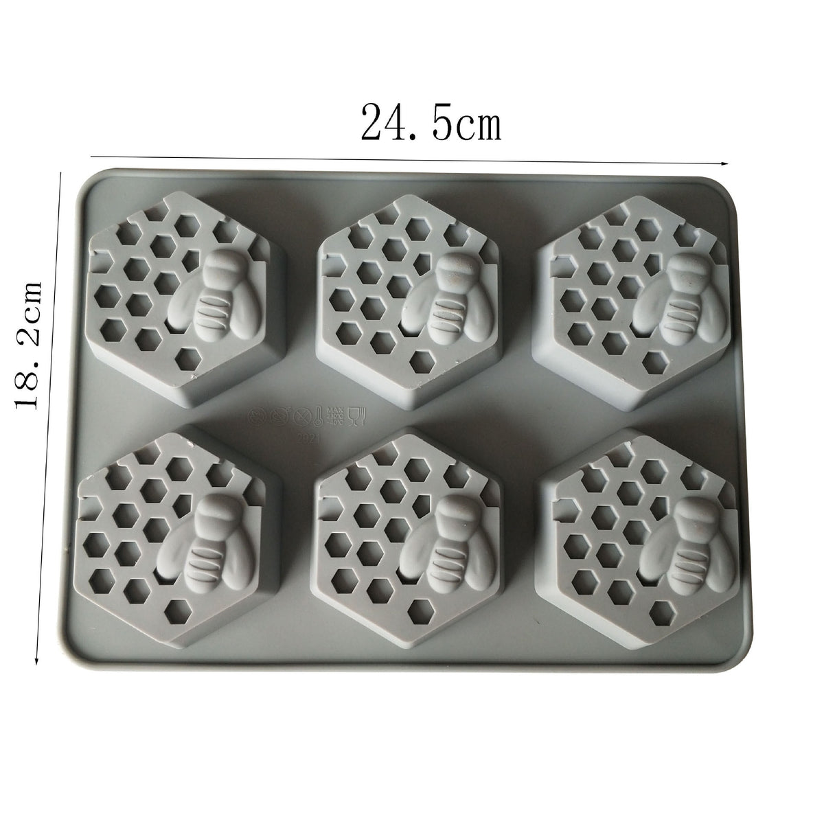 Flower Shaped Silicone Soap Mould DIY Handmade Cake Chocolate Candle Moulds
