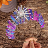 The Sun Goddess Raw Crystal Crown