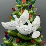 Christmas Peace Doves Tree Ornaments