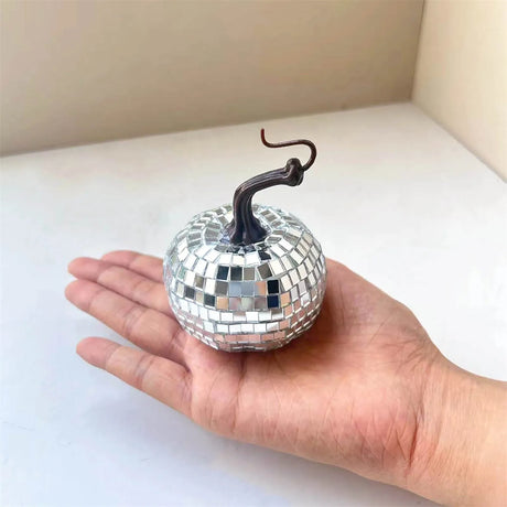 Mini Mirror Disco Pumpkin Ball Halloween Party Decor