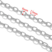 1meter PVD Gold Plated Stainless Steel Thick Large Heavy Chains Necklace Bracelet DIY Jewellery Making Finding