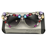 Katy's Crystal Rhinestone Cat Eye Sunglasses Funglasses UV400