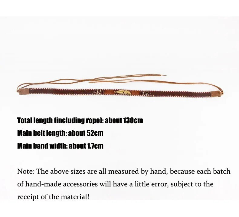 Golden Feather Hat Bands Hand-Wound Hat Belt
