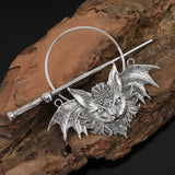 Gothic Bat Hairpin Halloween Hair Accessory