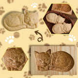 Wooden Cookie Moulds 3D Biscuit Press Stamp Cake Embossing Baking Tool