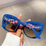 Spring Pink Flower Sunglasses