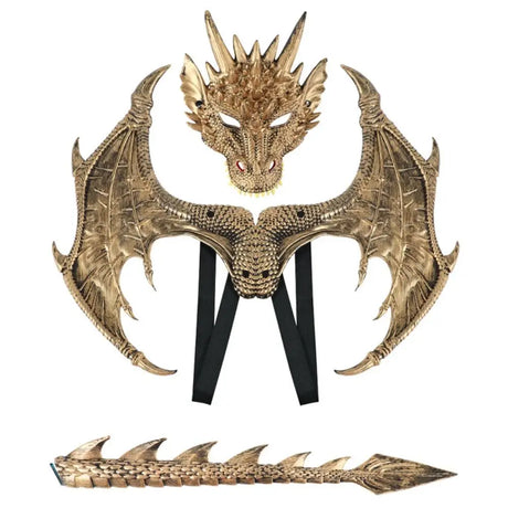 Dragon Costume Kids Cosplay Sets - Wings, Tail, Mask