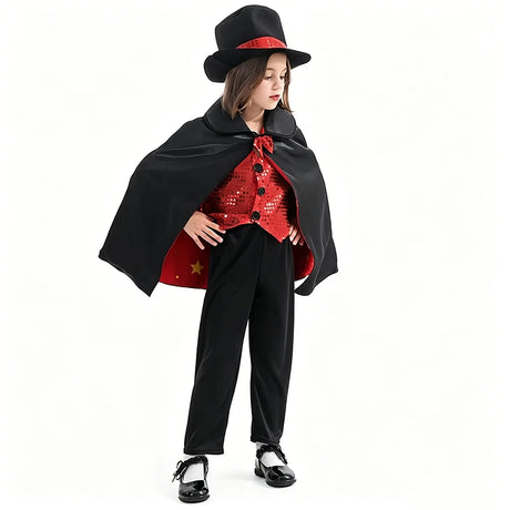 Amazing Magician Children's Book Week Costumes Sets Stage Performance Halloween Cosplay