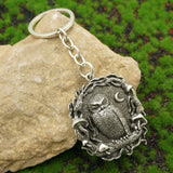 Forest Guardian Owl Keyring