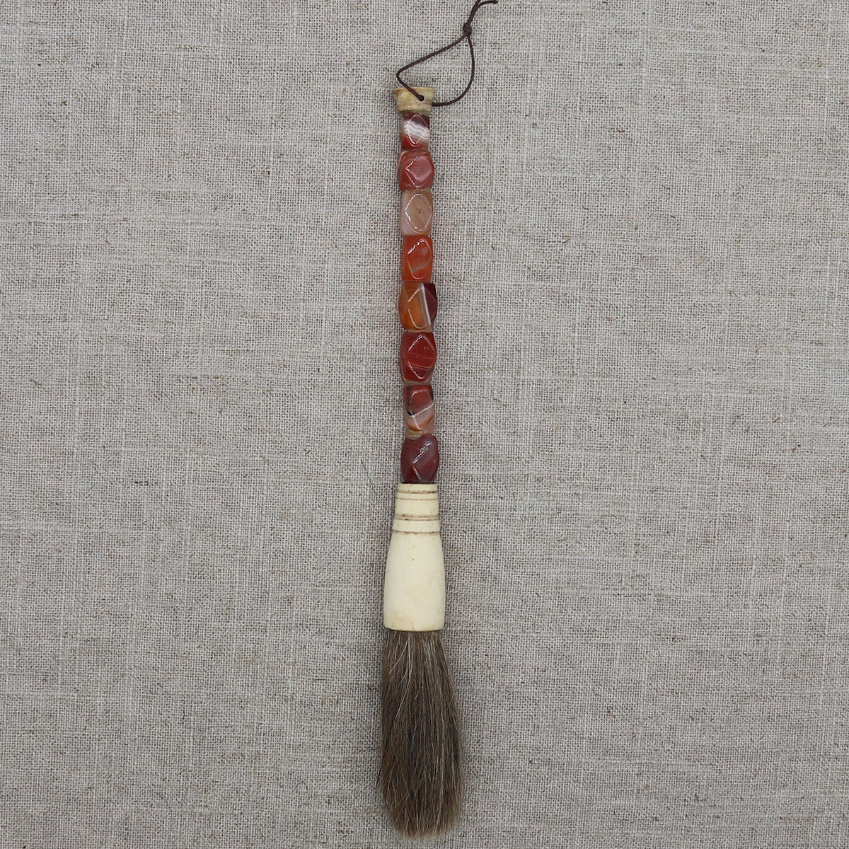 Decorative Pearl and Stone Calligraphy Artist Brushes