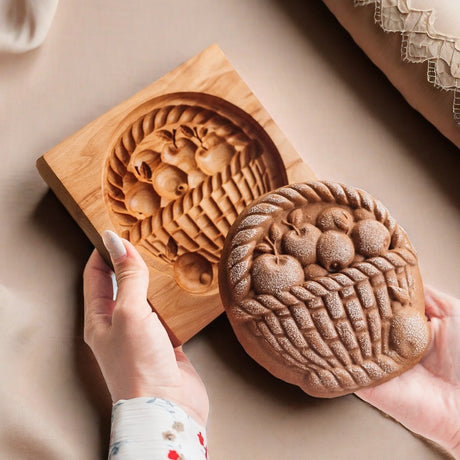 Even More Wooden Cookie Moulds Embossed Biscuit Press Cutter Moulds, Fish, Tiger, Horse, Squirrel, Seasonal