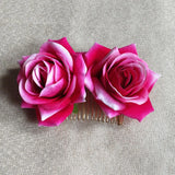 Large Flower Hair Clips Rose Fascinators