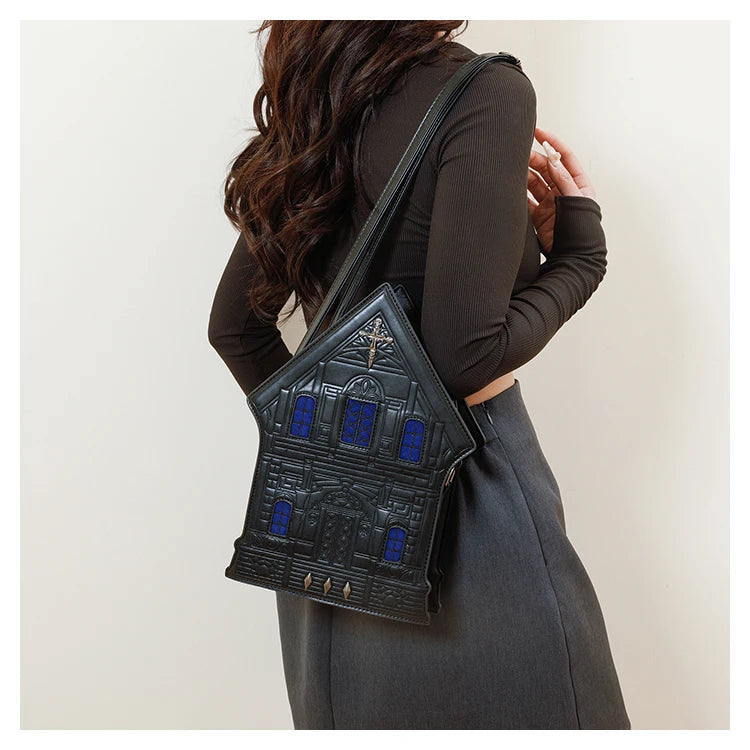Haunted House Crossbody Bag