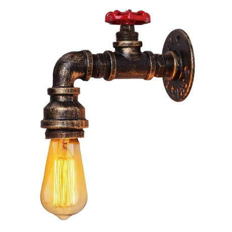 Industrial Water Pipe Wall Lights Lamp Sconce Lighting