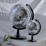 Rotating Mirror Ball Disco Globe Decor
