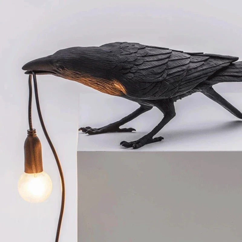 Nevermore Raven Wall Light Fixtures and Lamps