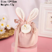 Easter Bunny Bags Velvet Rabbit Ears Gift Packing Chocolate Candy Bags