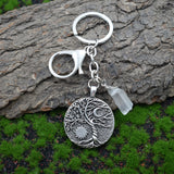Tree of Life Sun Moon Keyring
