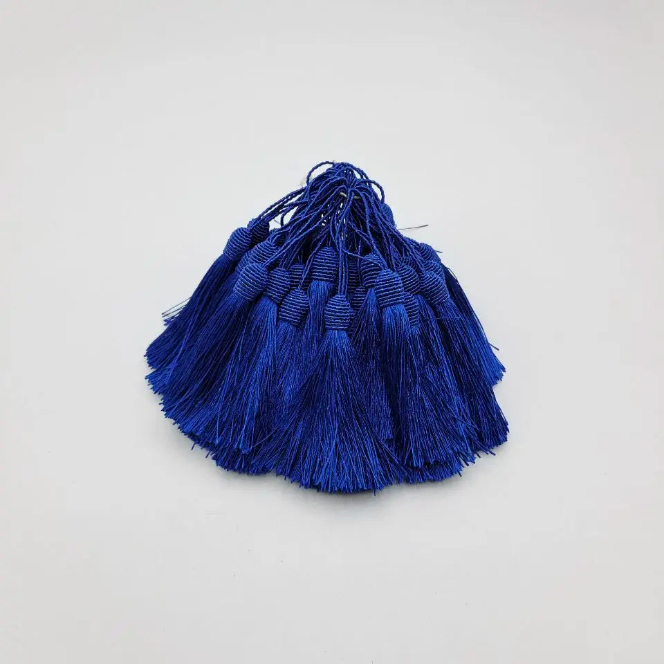 2-50pcs/lot 15cm Hanging Rope Silk Tassels Fringe Sewing Bang Tassel Trim Key Tassels for DIY Embellish Curtain Accessories