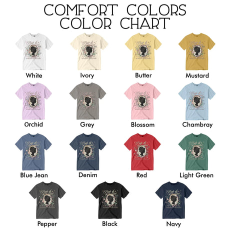 Pride and Prejudice T-Shirt Cotton Tee Book Lover Shirt