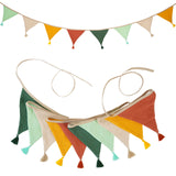 Children's Bunting 10 Triangle Flags with Tassles Party Decor Carnival Banner Garland 2.6M/8.5FT