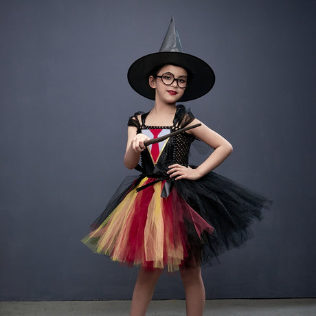 Hermoine Tulle Tutu Dress for Halloween Cosplay Costume