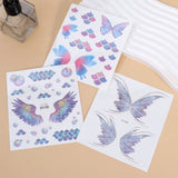 Temporary Tattoo Glitter Fairy Butterfly Face Tattoos