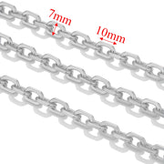 1meter PVD Gold Plated Stainless Steel Thick Large Heavy Chains Necklace Bracelet DIY Jewellery Making Finding