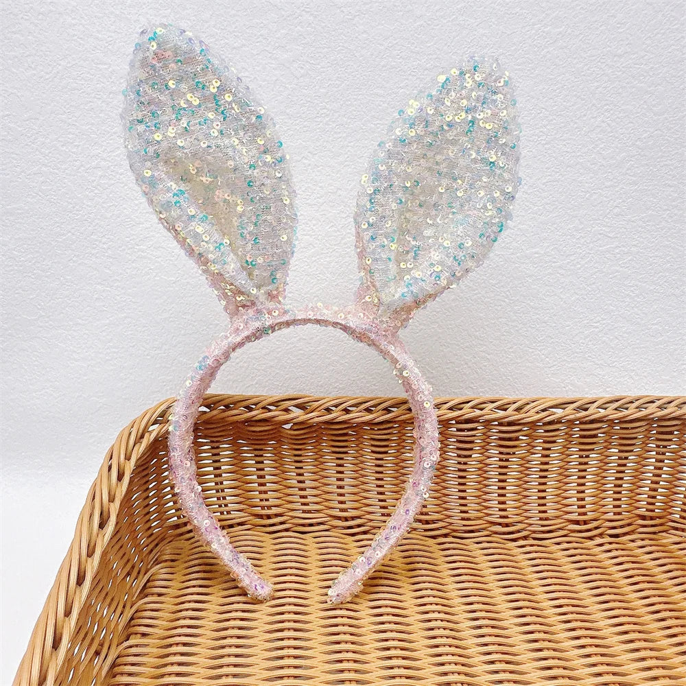 Sparkly Easter Bunny Headbands