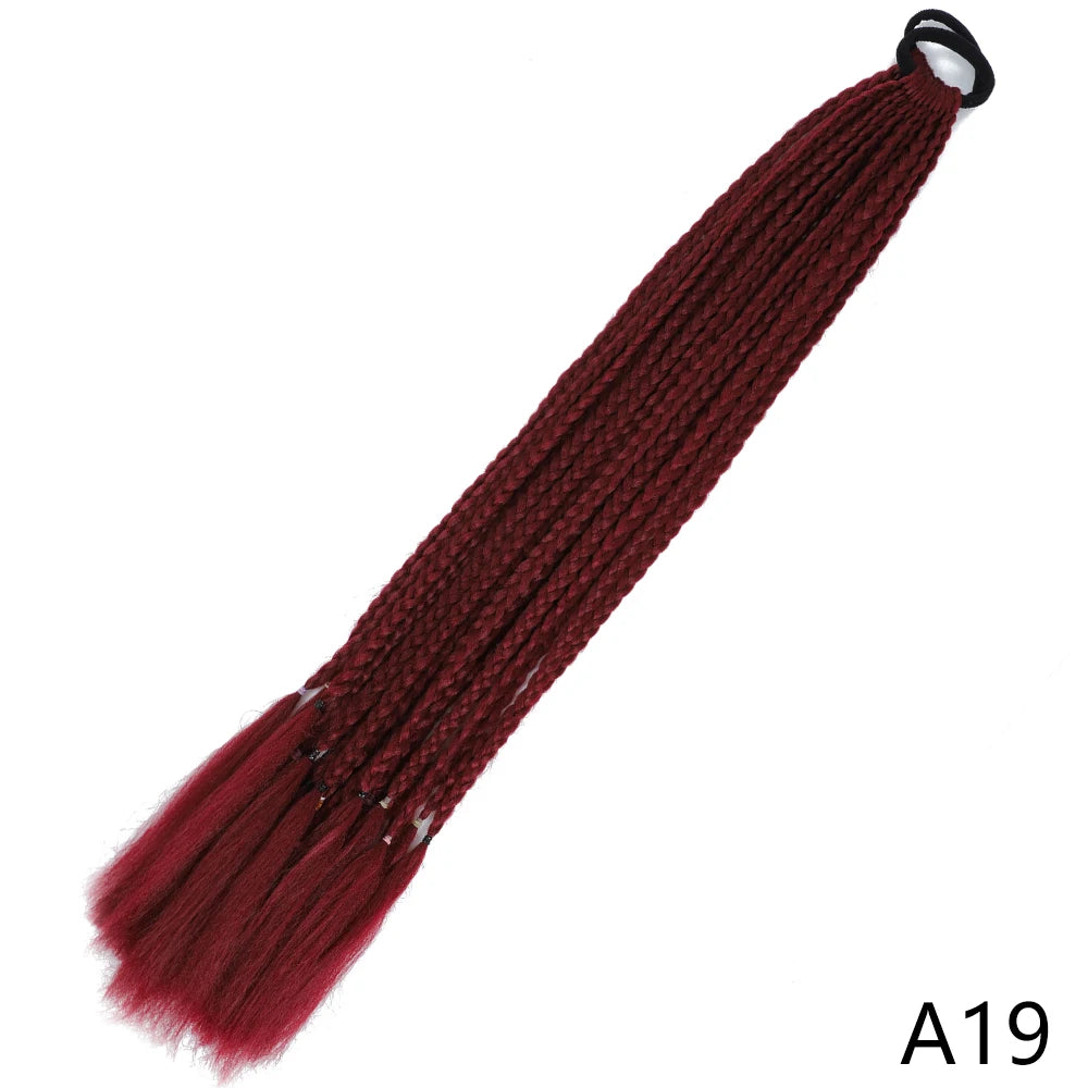 Long Braided Ponytail Hair Extensions 60CM