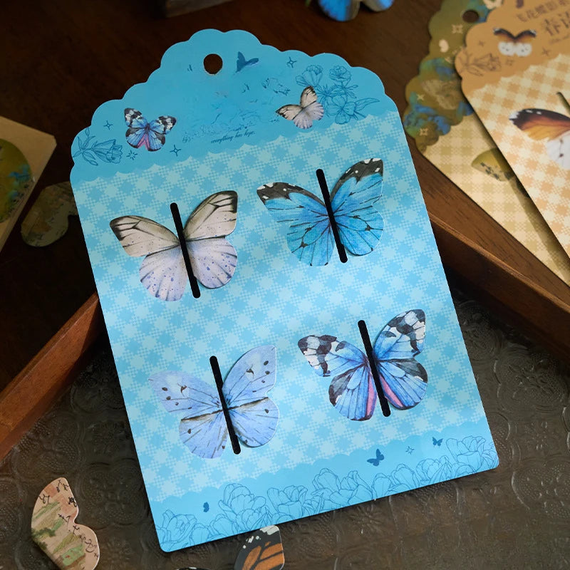 Set of 4 Butterfly Bookmarks Magnetic Page Holder