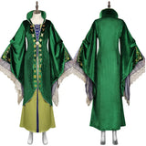Hocus Pocus Movie Sanderson Sisters Witch Costumes Cosplay Outfits Halloween