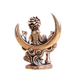 Little Prince Moon Brass Figurine Tea Pet
