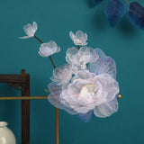 Silk Peony Hair Clip 1/2pcs Flower Hairpins Handmade Bridal Hair Accessories