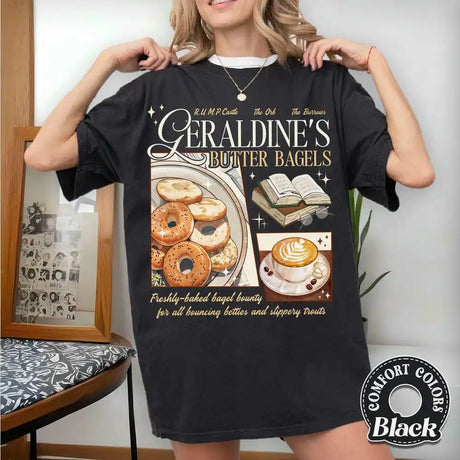 Geraldine's Buttery Bagels Zodiac Academy Book Lovers T-Shirt