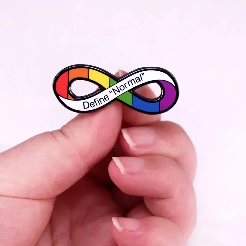 I Am Autistic Awareness Brooch Invisible Disability Badge