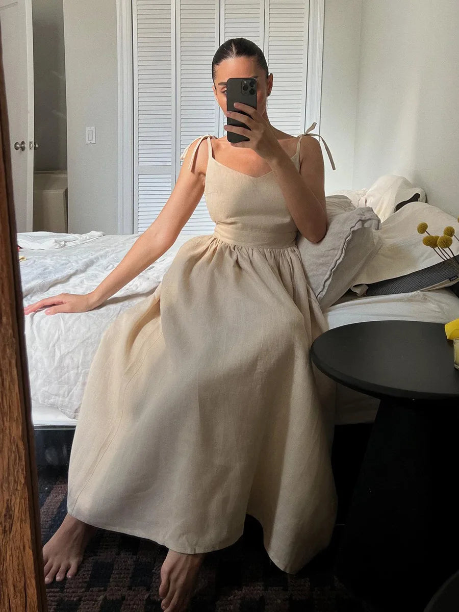 Eden's Cotton Linen Dress