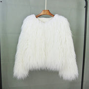 Faux Fur Coats Y2k Punk Rave Winter Jackets
