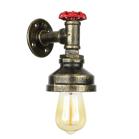 Industrial Water Pipe Wall Lights Lamp Sconce Lighting