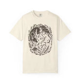 Fox Yin Yang Sun Moon T-shirt Mystical Animal Naturecore Tee Dark Academia