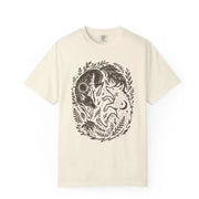 Fox Yin Yang Sun Moon T-shirt Mystical Animal Naturecore Tee Dark Academia