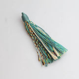 11cm Hand Twisted Cotton Thread Tibetan Style Tassel DIY Bookmark Crafts Jewellery Making Accessories Pendant DIY Car Decoration