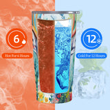 Woodland Deer 20oz Stainless Steel Straw Lid Cup
