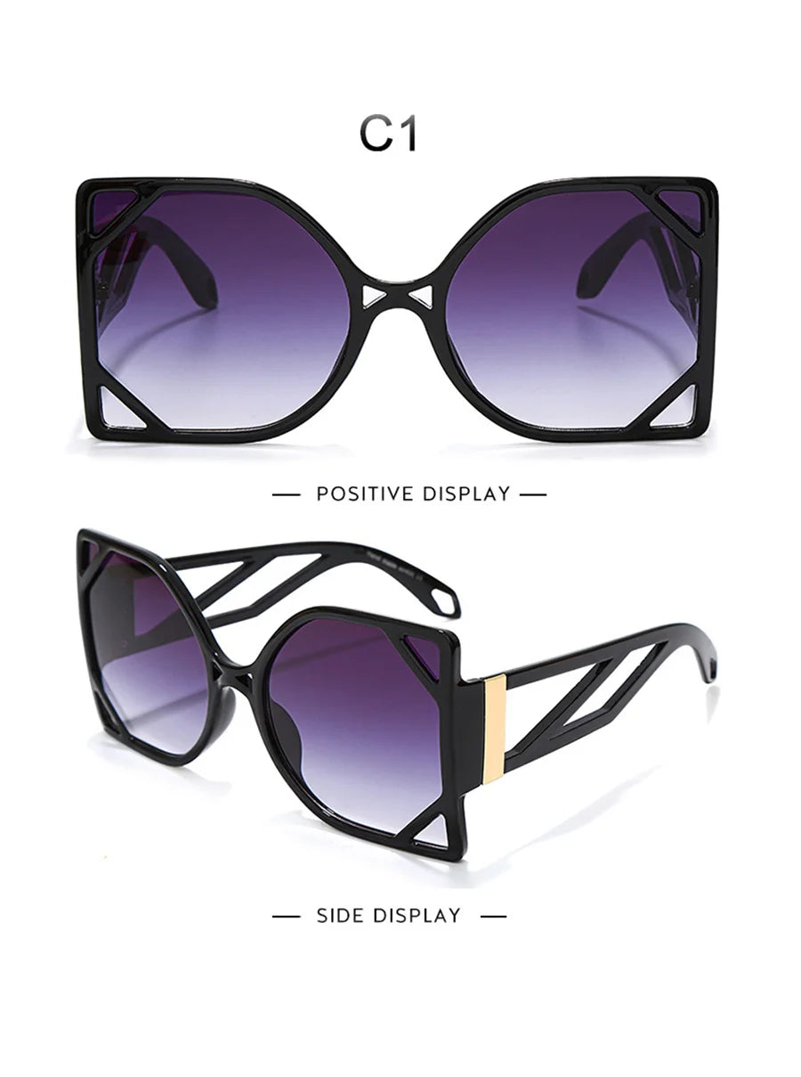 Square Oversized Sunglasses UV400