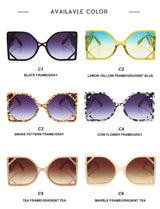Square Oversized Sunglasses UV400