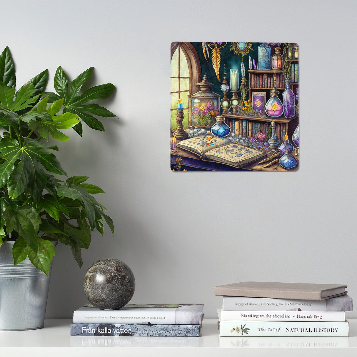 Apothecary Square Steel Metal Wall Art Decor